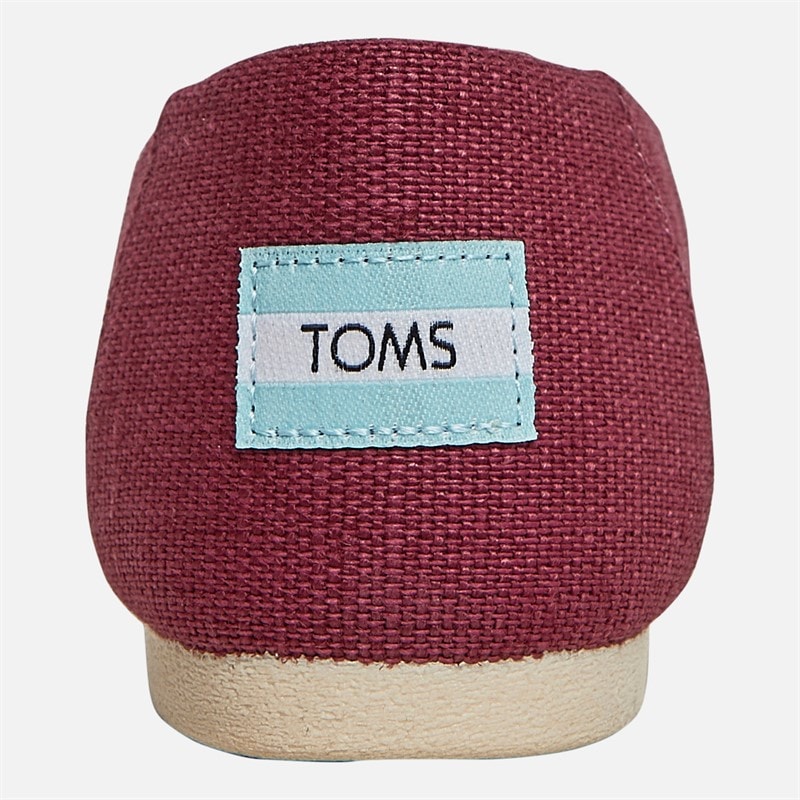 Womens Canvas Alpargata Espadrilles Dark Plum - Image 3