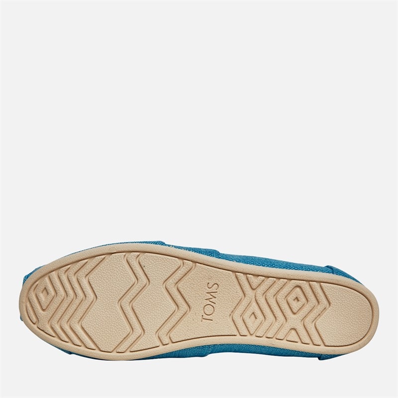 Womens Canvas Alpargata Espadrilles Island Blue - Image 2