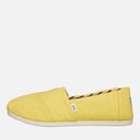 Womens Canvas Alpargata Espadrilles Yellow