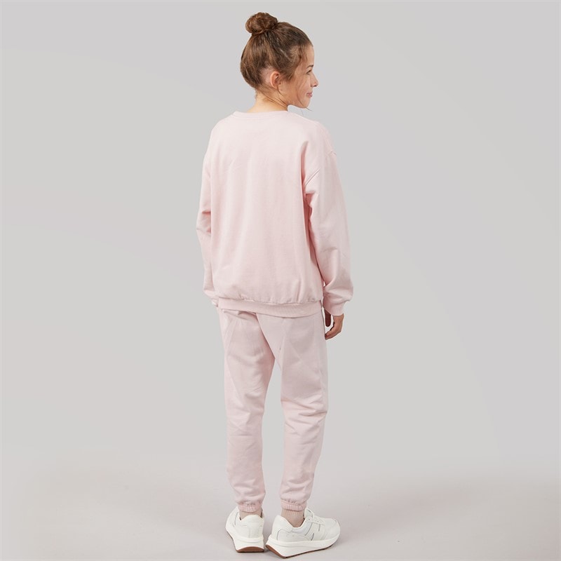 Girls Tracksuit Pink - Image 2