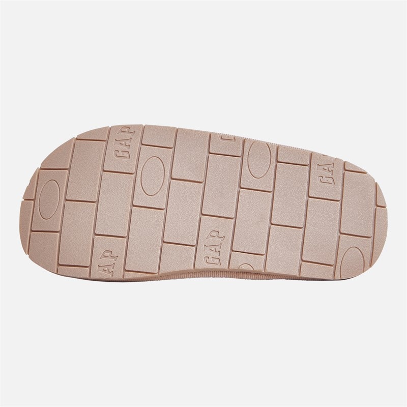 Boys Plano II Borg Slippers Powder Pink - Image 3