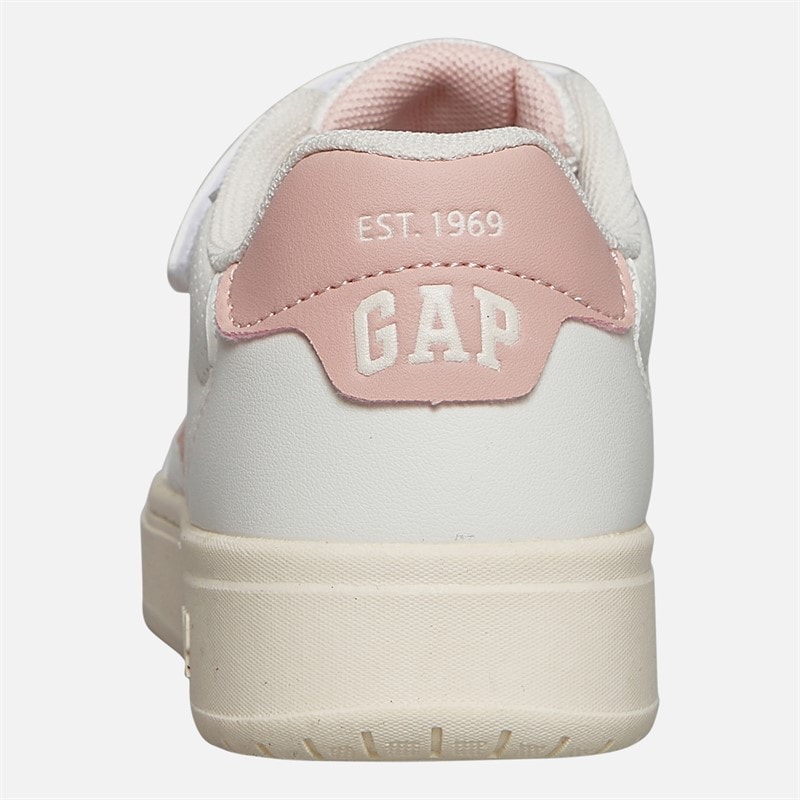 GAP Girls Detroit Trainers Off-White/Light Pink - Image 3