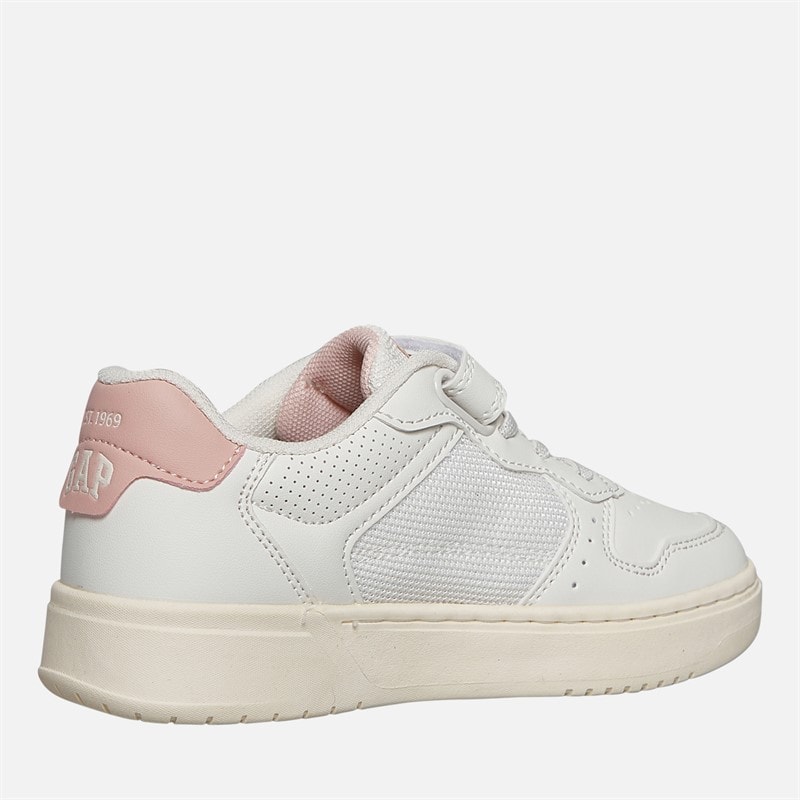 GAP Girls Detroit Trainers Off-White/Light Pink - Image 5