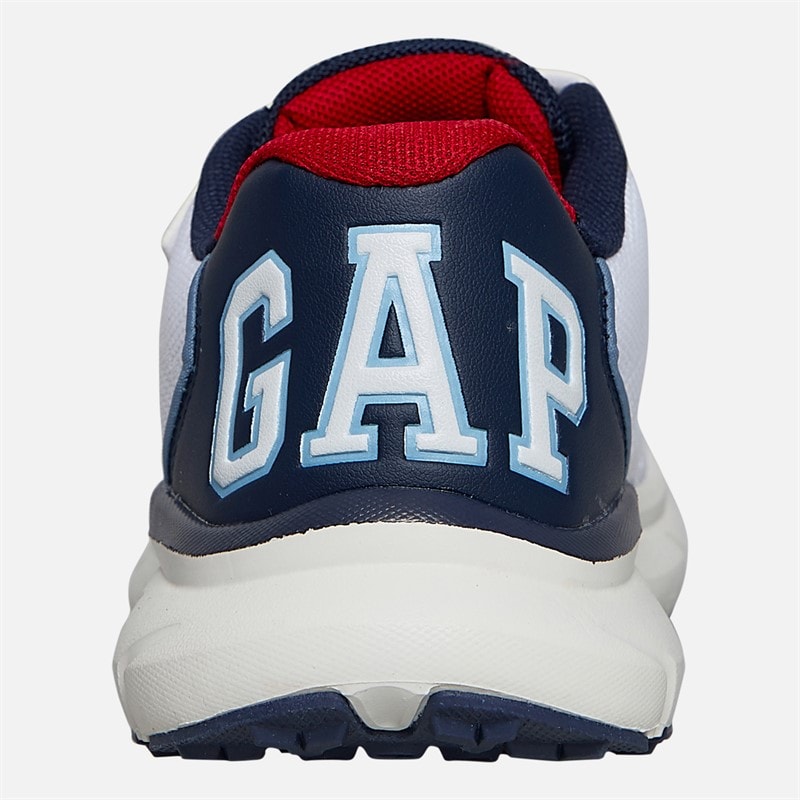 GAP Kids Belmont Trainers White/Navy - Image 3