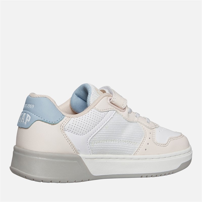 GAP Girls Detroit Trainers Light Pink/White/Pastel Blue - Image 5