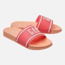 Girls Austin Sliders Sand Fuchsia