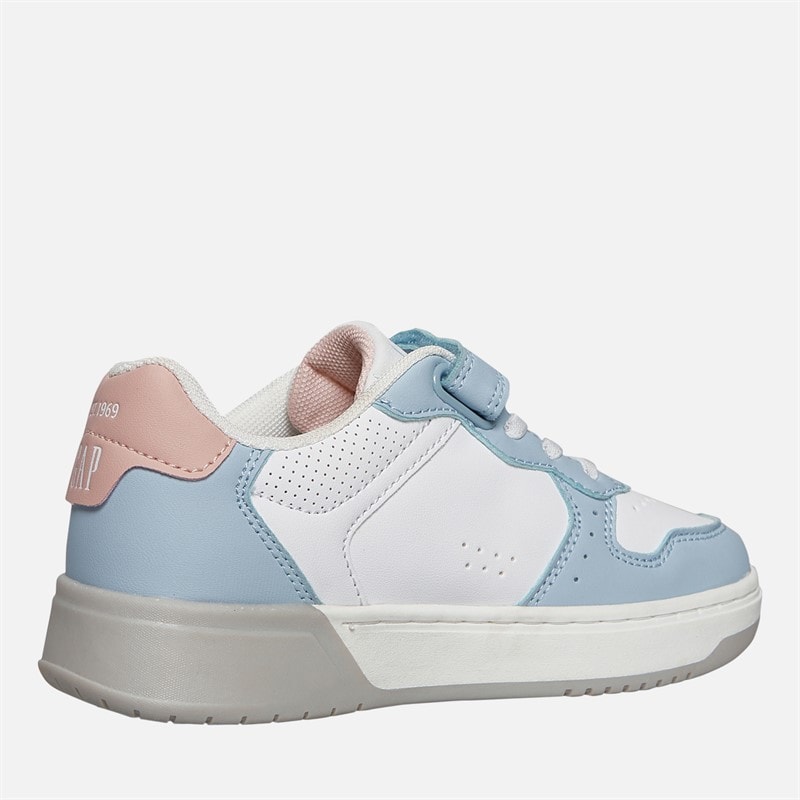 GAP Girls Chicago Trainers Bleach Blue/White/Pink - Image 5