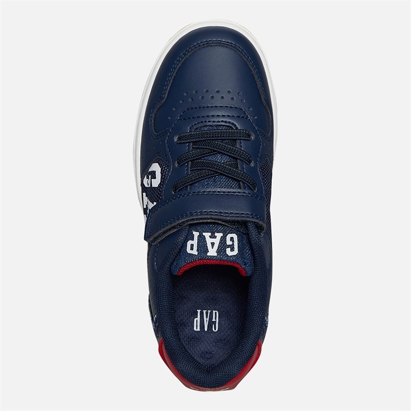 GAP Boys Detroit Trainers Navy/Red/Denim - Image 4