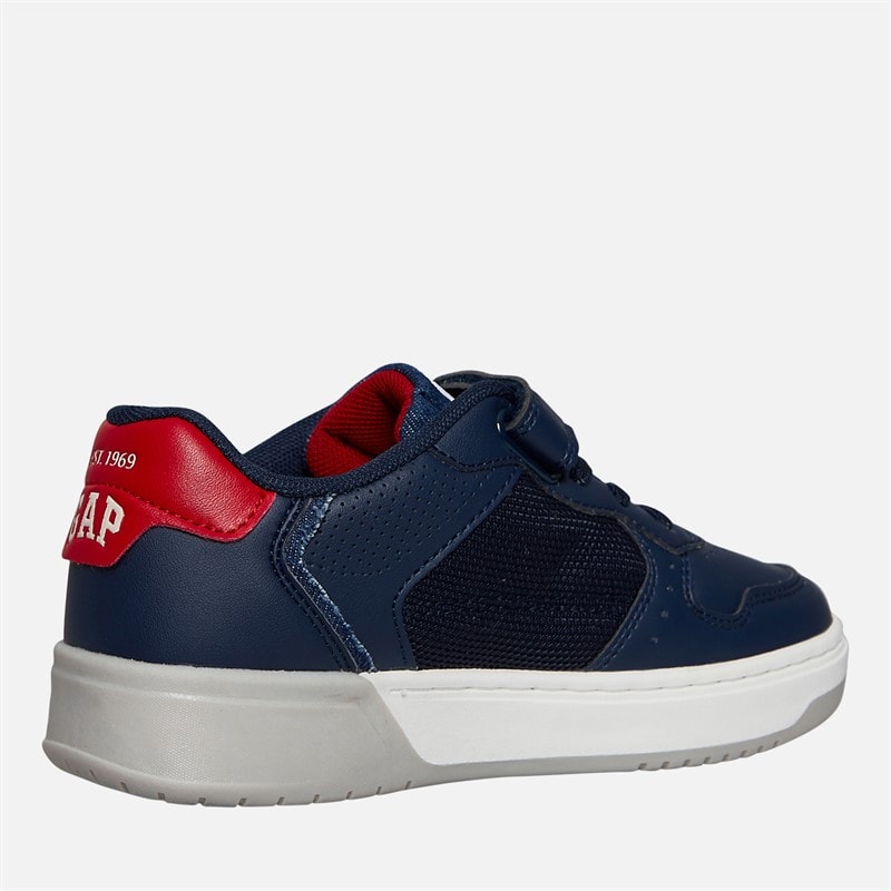 GAP Boys Detroit Trainers Navy/Red/Denim - Image 5