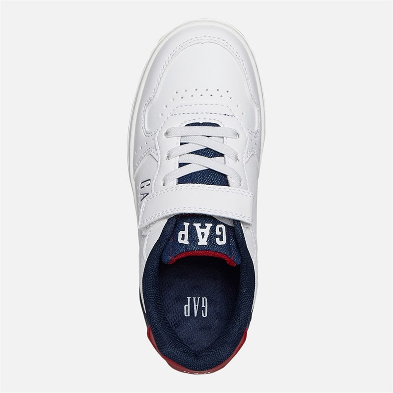 GAP Boys Chicago Trainers White/Navy/Red - Image 4