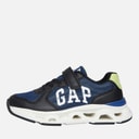 Boys San Francisco Trainers Black Blue Lime