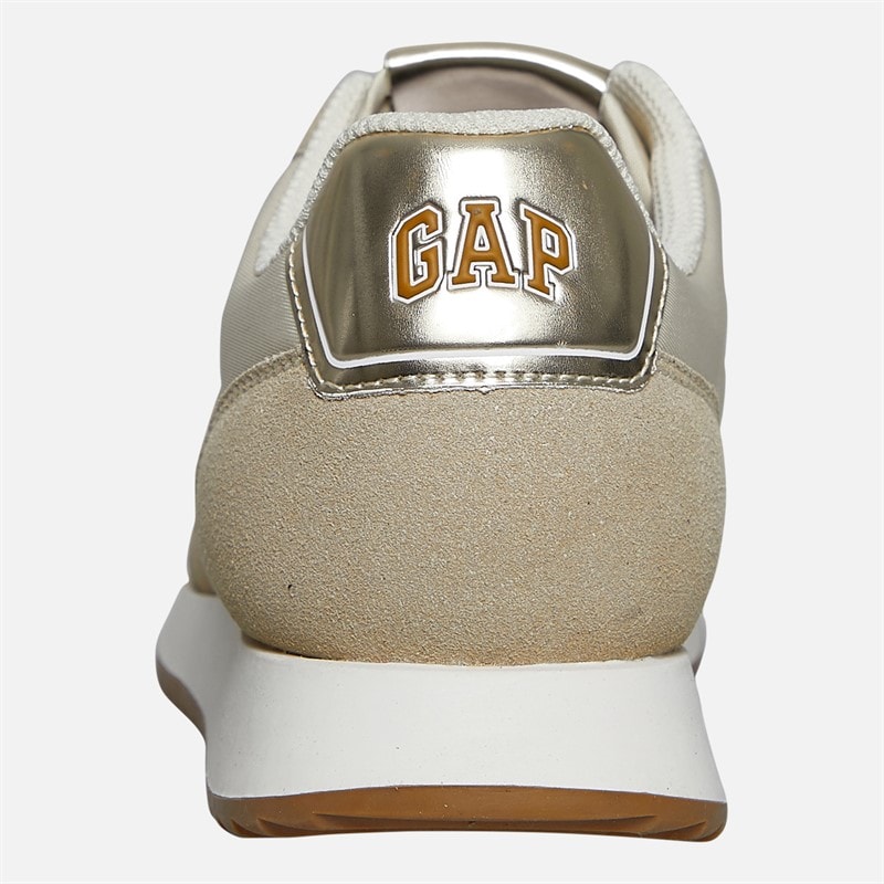 Womens Nashville Arch Logo Trainers Sand - Image 3