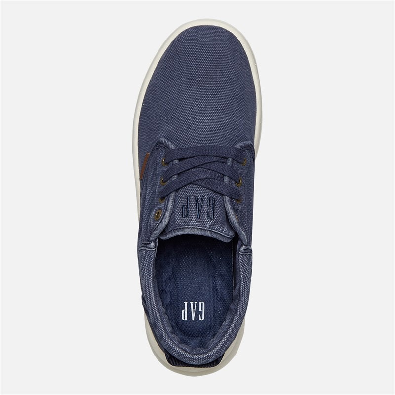 Mens Ranch Trainers Navy - Image 4