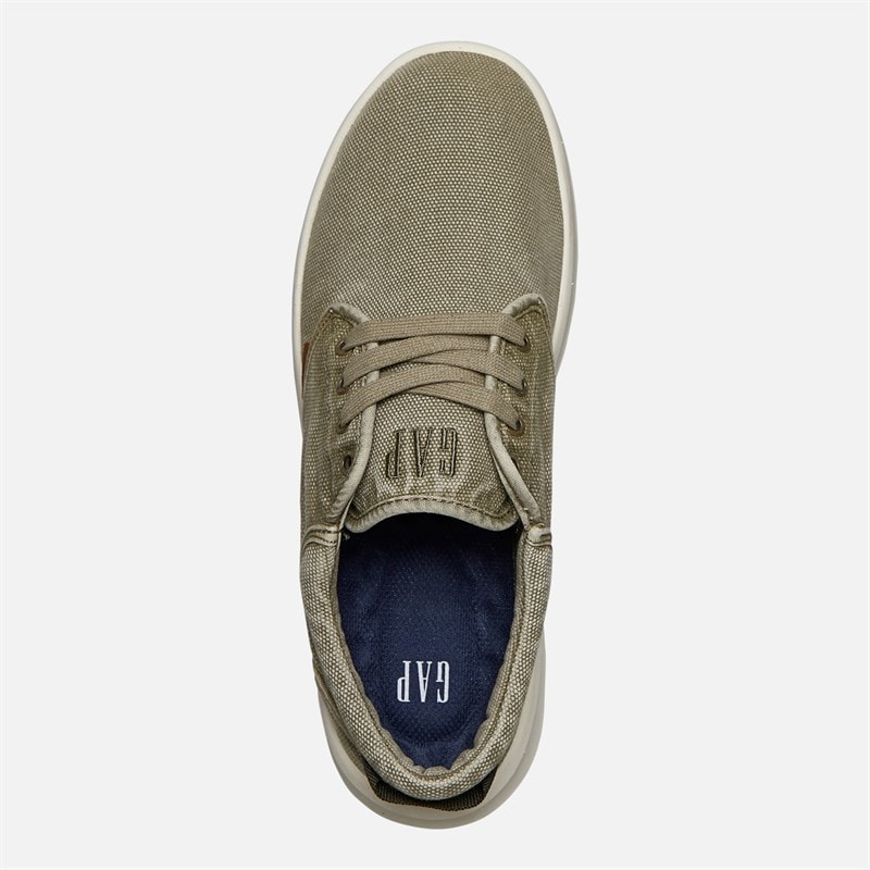 Mens Ranch Trainers Olive - Image 4