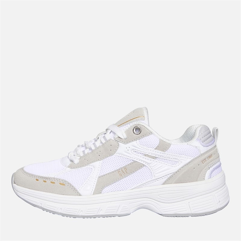Womens Sunset Trainers White Crystal - Image 1