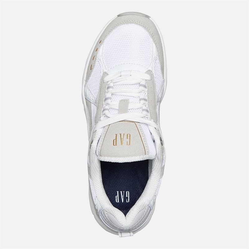 Womens Sunset Trainers White Crystal - Image 4