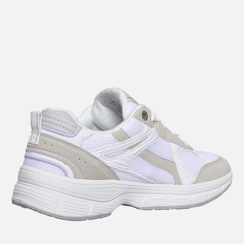 Womens Sunset Trainers White Crystal - Image 5