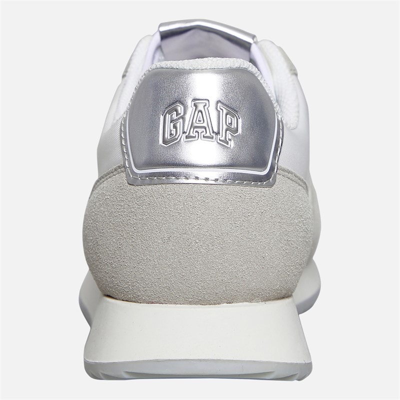Womens Nashville Arch Logo Trainers White - Image 3