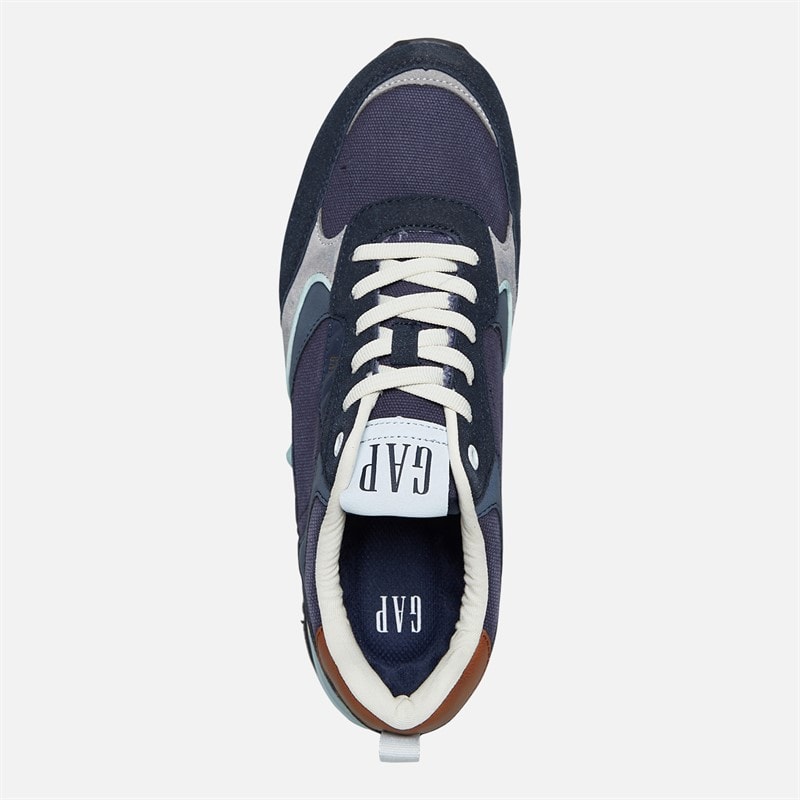 Mens Run Spirit City Trainers Navy - Image 4