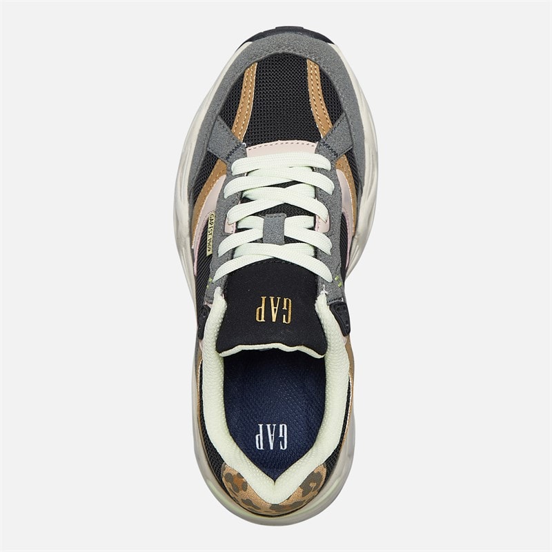 Womens Marathon Trainers Black - Image 4