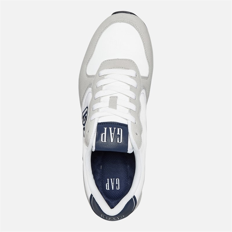 Mens Nashville Arch Logo Trainers White - Image 4