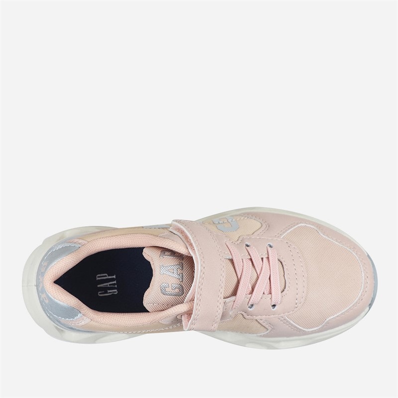 GAP Girls San Francisco Trainers Pink/Silver - Image 4