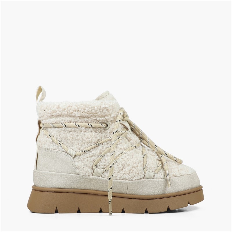 Girls Richmond High Snow Boots Sand - Image 3
