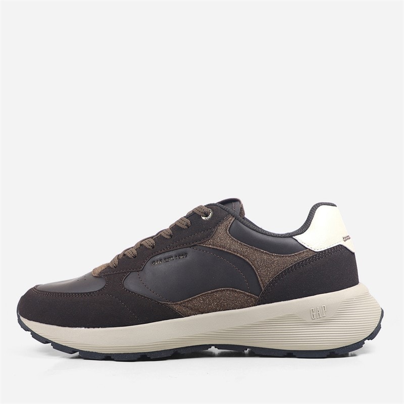 Mens Run Gold Trainers Praline - Image 1