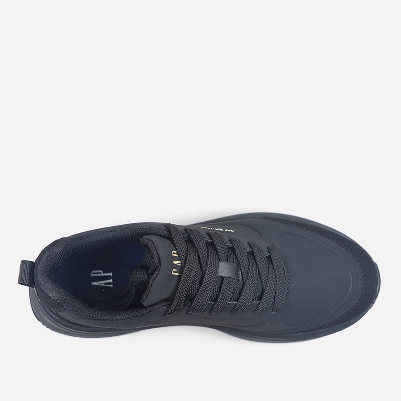 Womens Flame Trainers Black - Image 4