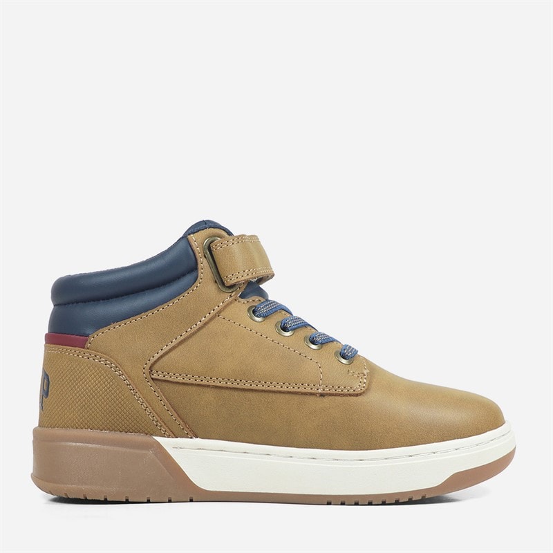 GAP Boys Travis Mid Trainers Camel/Navy - Image 5