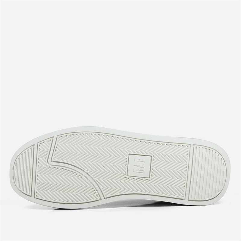 Mens Moon II LTX Trainers White/Navy - Image 2
