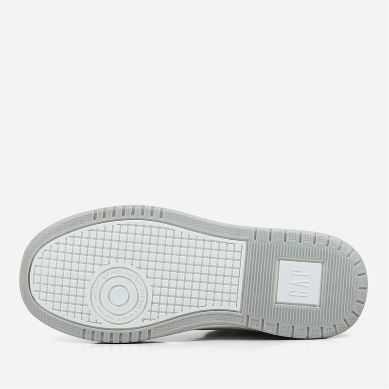 GAP Boys Chicago Mid Trainers White/Navy/Red - Image 2