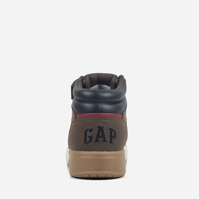 GAP Boys Travis Mid Trainers Brown/Black - Image 3