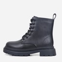 Girls Selma Lace Up Boots Black