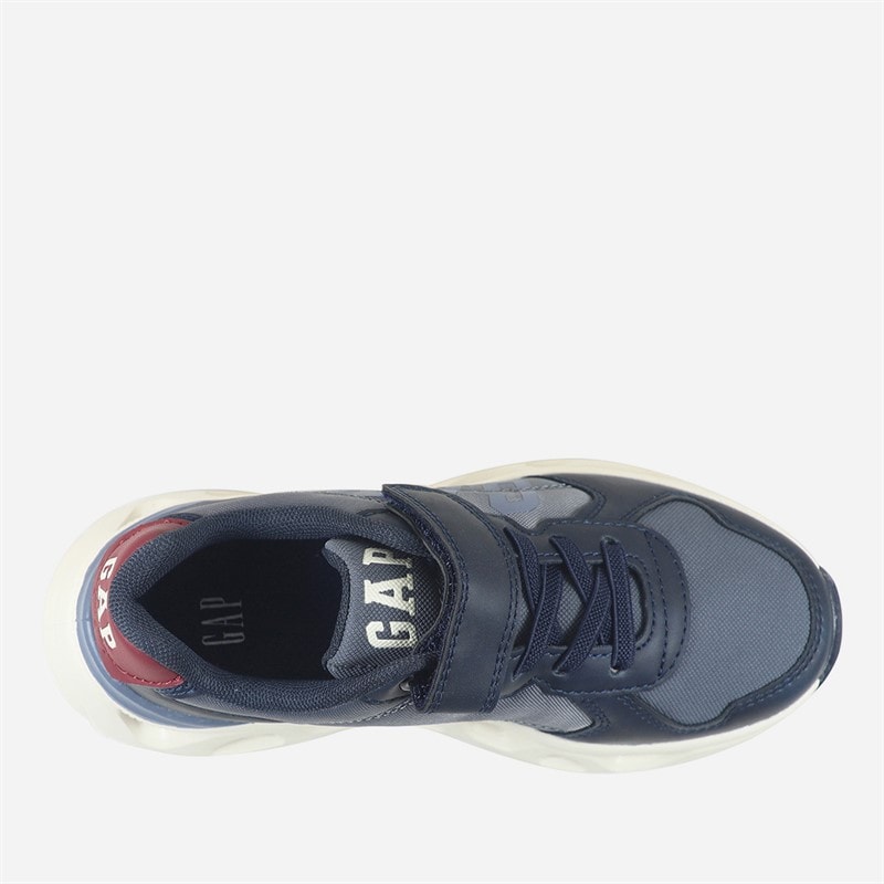 GAP Boys San Francisco Trainers Navy/Blue/Red - Image 4