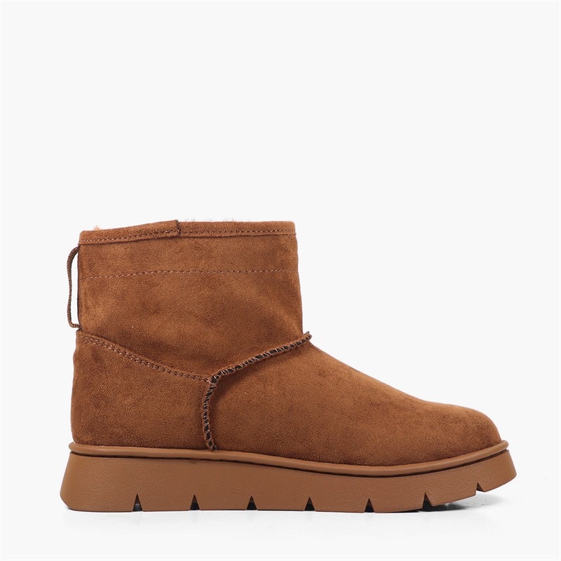 Girls Alaska Refresh Mid Boots Camel - Image 3