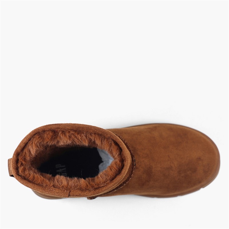 Girls Alaska Refresh Mid Boots Camel - Image 4