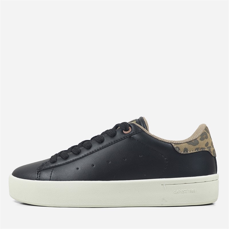 Womens Sun LTX Trainers Black Leopard - Image 1