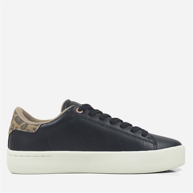 Womens Sun LTX Trainers Black Leopard - Image 5
