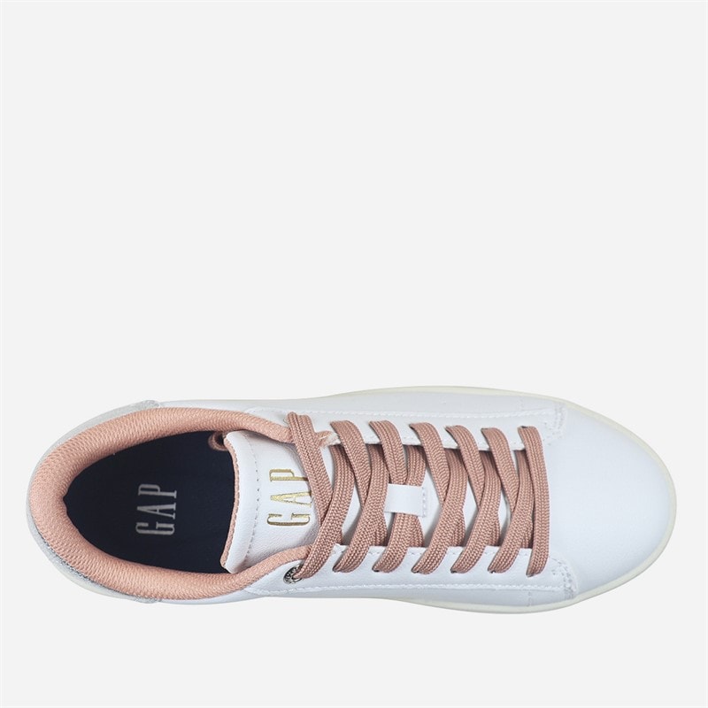 Womens Sun LTX Trainers White/Silver - Image 4