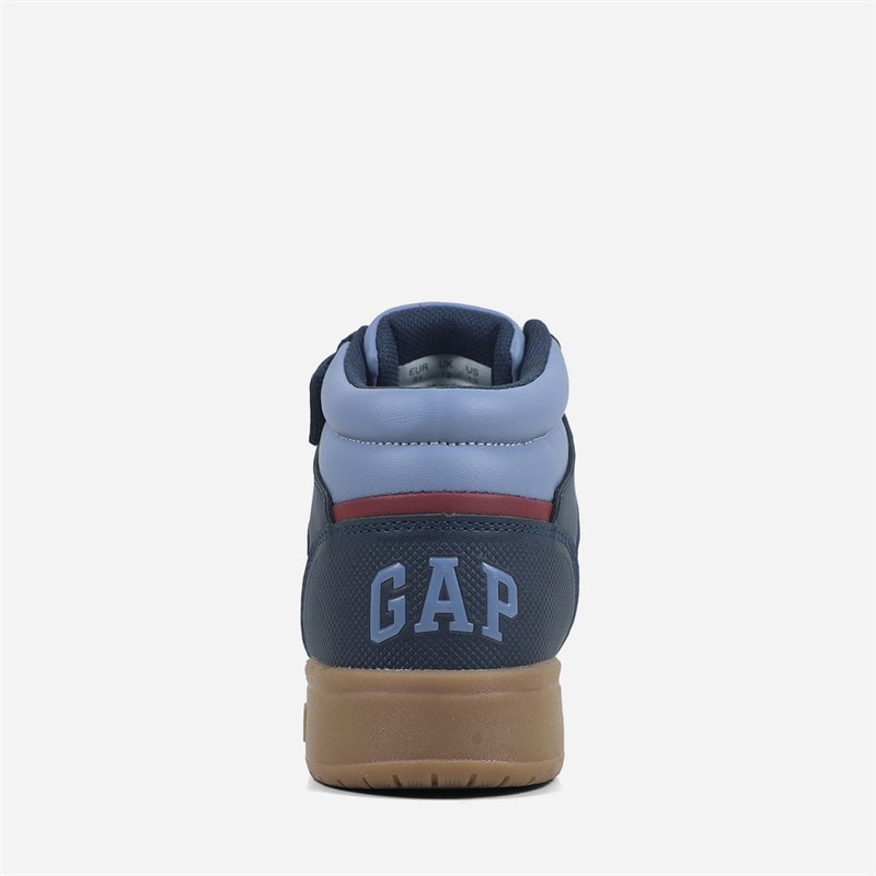 GAP Boys Travis Mid Trainers Navy/Blue/Red - Image 3