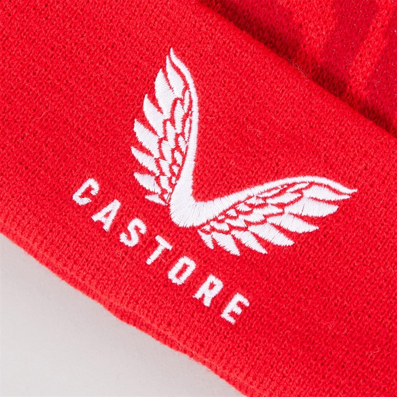 RFU England Rugby Bobble Hat Red - Image 3