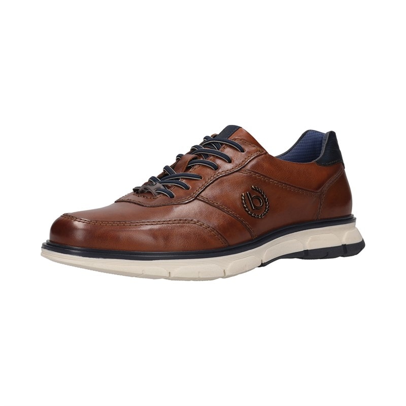 Mens Don Lace Up Shoes Cognac - Image 2