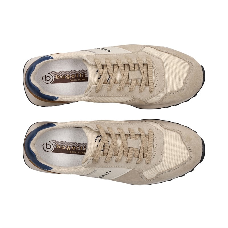 Mens Bierman Trainers Beige/Beige - Image 3