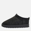 Womens Ankle Slippers Black
