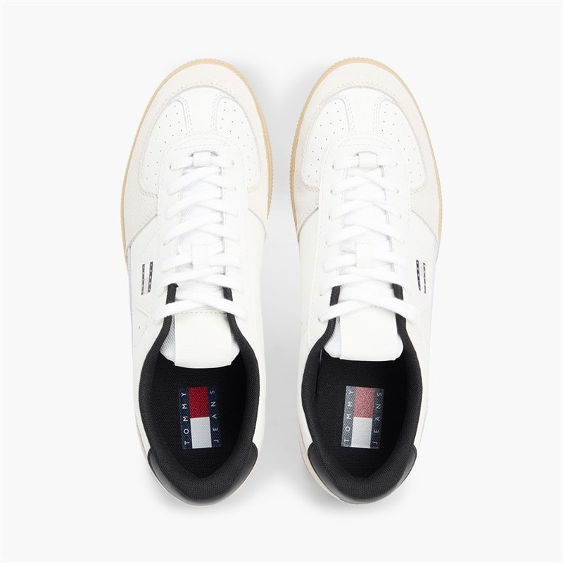 Mens The Greenwich Trainers Ecru/Black - Image 4