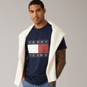 Mens Big Flag T-Shirt Dark Night Navy