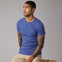 Mens Slim Fit T-Shirt Blue Storm
