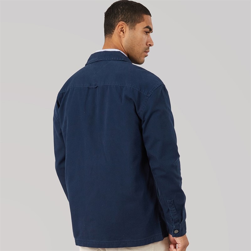 Mens Overshirt Dark Night Navy - Image 2