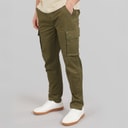 Mens Hayle Cargo Trousers Khaki